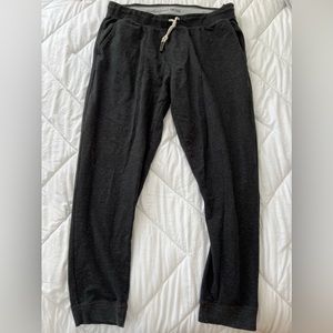 MENS WEATHERPROOF VINTAGE CHARCOAL COLOR SWEATPANTS